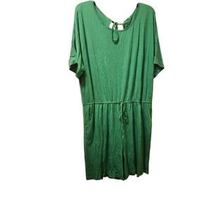 Rebdolls Romper Women's 5x Green/ Gray
